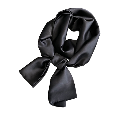 长条丝巾搭配西装纯色女春秋冬季