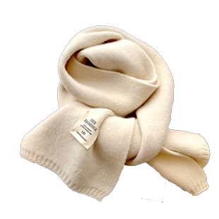 毛线针织纯大红色围巾女生冬季正红新年本命年护颈小围脖学生儿童