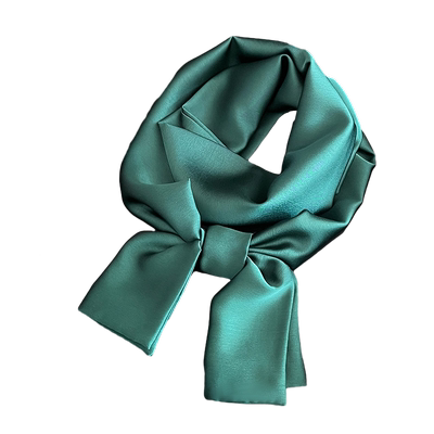 小长条丝巾搭配西装女春秋冬季