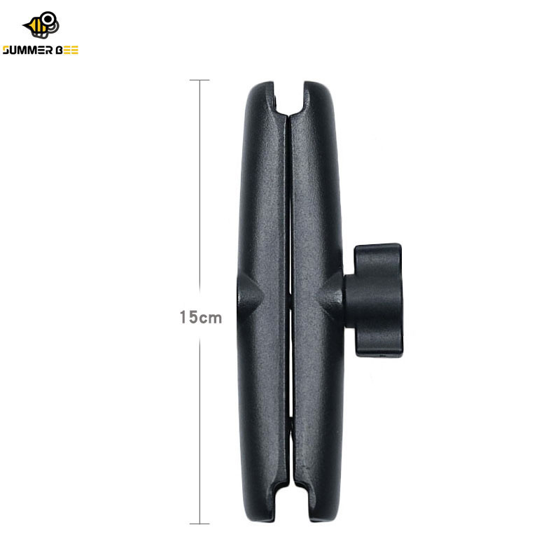 25mm球头摩托车u型管锁架后视镜反光M8运动相机固定支架扩展吸盘