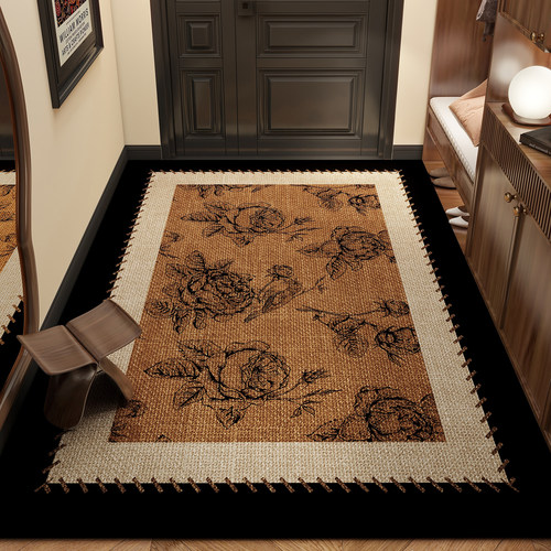 艺选法式入户地垫中古风客厅地毯