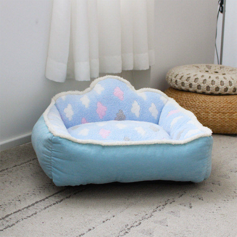 宠物用品猫咪窝狗窝狗垫子云朵靠背毛绒保暖加厚可拆洗狗床狗屋子,宠物/宠物食品及用品,狗窝/屋/帐篷/沙发,淘宝优惠券,粉丝福利购,淘宝优惠卷