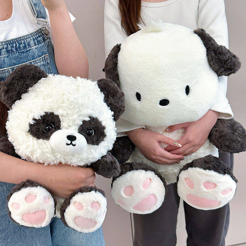 帕恰狗变身熊猫玩偶小狗公仔可爱布娃娃女生睡觉抱枕毛绒玩具,玩具/童车/益智/积木/模型,毛绒/玩偶/公仔/布艺类玩具,淘宝优惠券,粉丝福利购,淘宝优惠卷