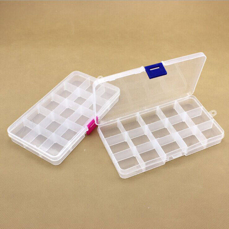 小号15格收纳盒塑料迷你整理盒拼豆豆分装盒假睫毛分类储物盒,收纳整理,首饰盒,淘宝优惠券,粉丝福利购,淘宝优惠卷