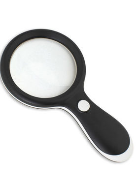 新款带灯大直径手持式阅读18LED放大镜10倍看书看报清倍老人