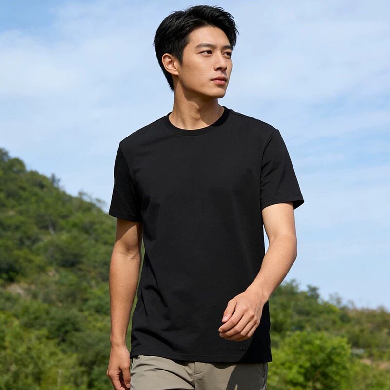 蕉下男士透气T恤CT006户外圆领短袖2026新款棉质春夏休闲运动上衣