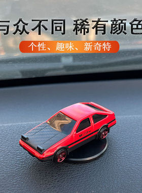 跨境新品汽车转弯会漂移的AE86动态车载摆件汽车中控台模型装饰品