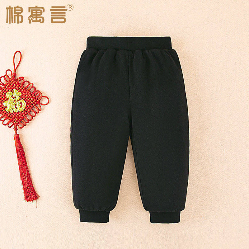 童纯棉花棉裤保暖裤一条过冬款儿童校服神器女百搭黑色裤子,童装/婴儿装/亲子装,裤子,淘宝优惠券,粉丝福利购,淘宝优惠卷