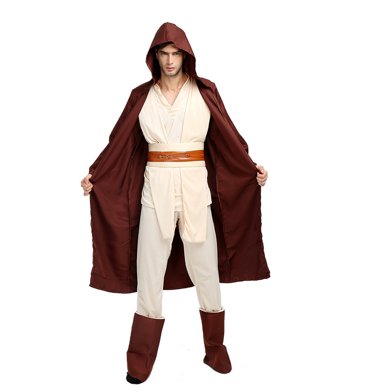 万圣节COSPALY动漫成人服装星球星战绝地武士衣服成人演出服