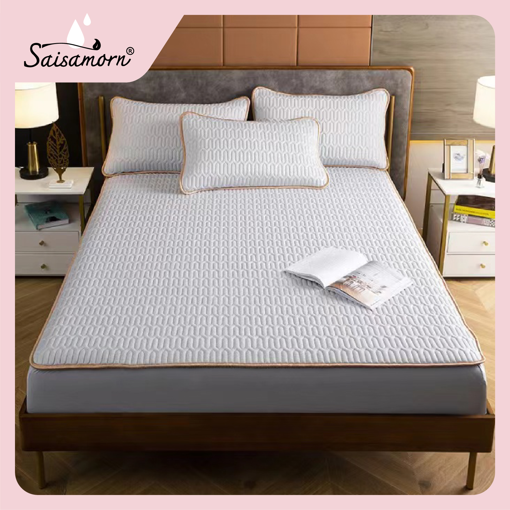 凉席赛莎梦凉感乳胶凉席