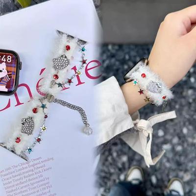 sanD-P华为Fit3毛绒kitty猫表链