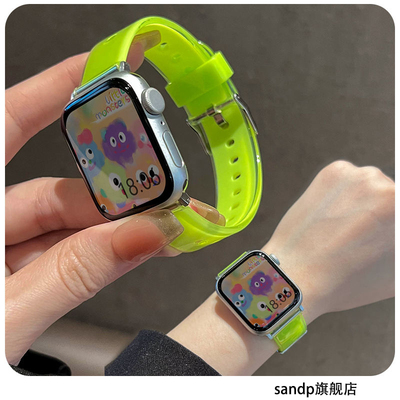 sanD-P硅胶表带果冻色OPPOwatch4