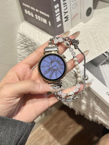 sanD-P华为gt4/gt3珍珠女款表链