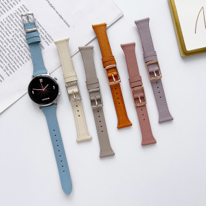 适用小米watchS1表带小蛮腰真皮材质腕带小米Color2真皮s1Pro智能手表color运动S3/S2皮质华为gt5女vivo2表带