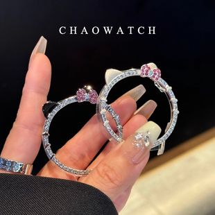 GT4保护壳gt5Pro42mm镶钻 GT5 适用华为GT6手表41mm闪钻壳ins可爱kt猫闪钻保护壳gt5 41mm镶钻保护壳华为GT6