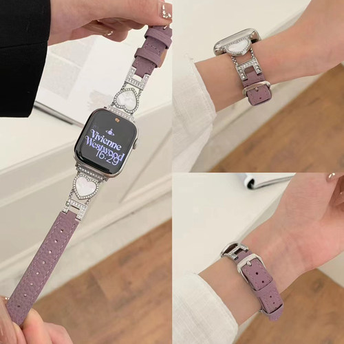 sanD-P红米watch4镶钻荔枝纹表带