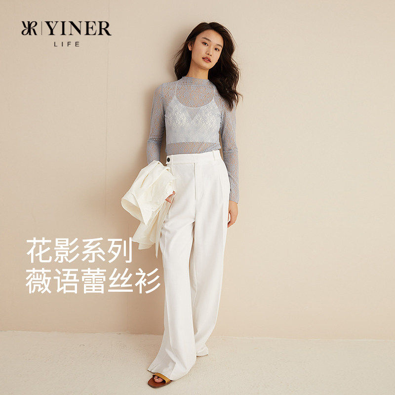 YINER LIFE法式蕾丝衫蕾丝衫/雪纺衫