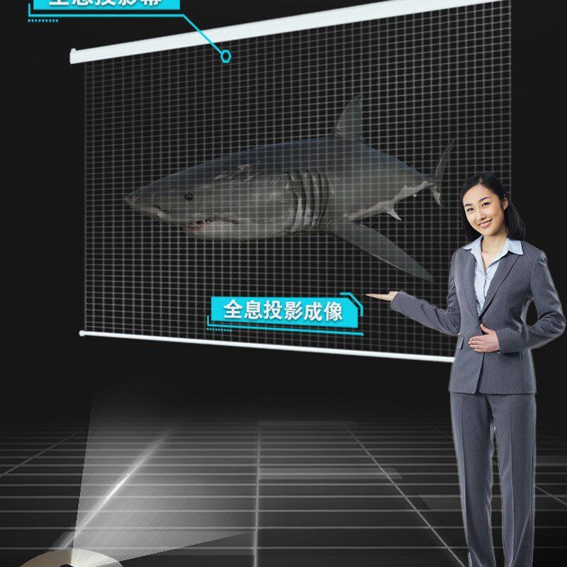 全息投影纱幕大型升降卷轴幕布电动幕布隐藏式舞台3d纱卷帘升缩幕