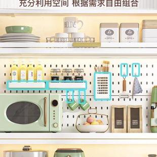 碳钢餐边柜厨房收纳柜多功能微波炉置物架大容量带门烤箱储物柜