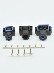 禾川小功率伺服4P6P7P动力编码器线连接器直连插接壁虎头PWR075CA