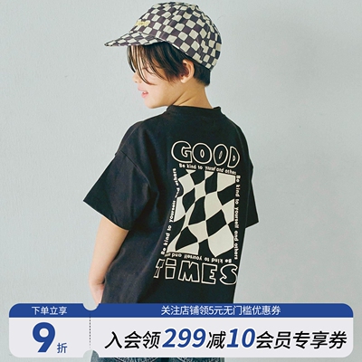 BREEZEsquare儿童棋盘格T恤