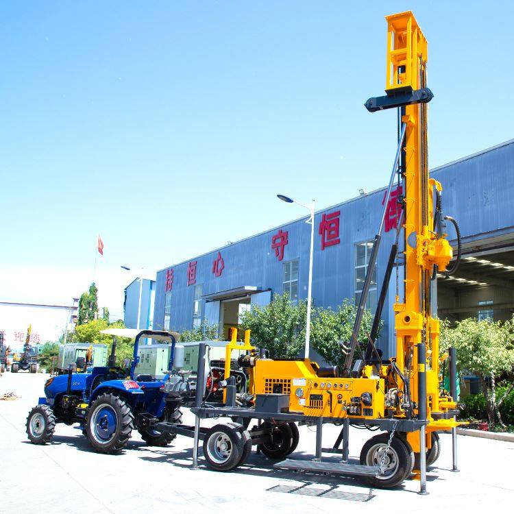 深井勘探取芯钻机 拖车式水气两用钻机轮式绳索取芯千米岩心钻机