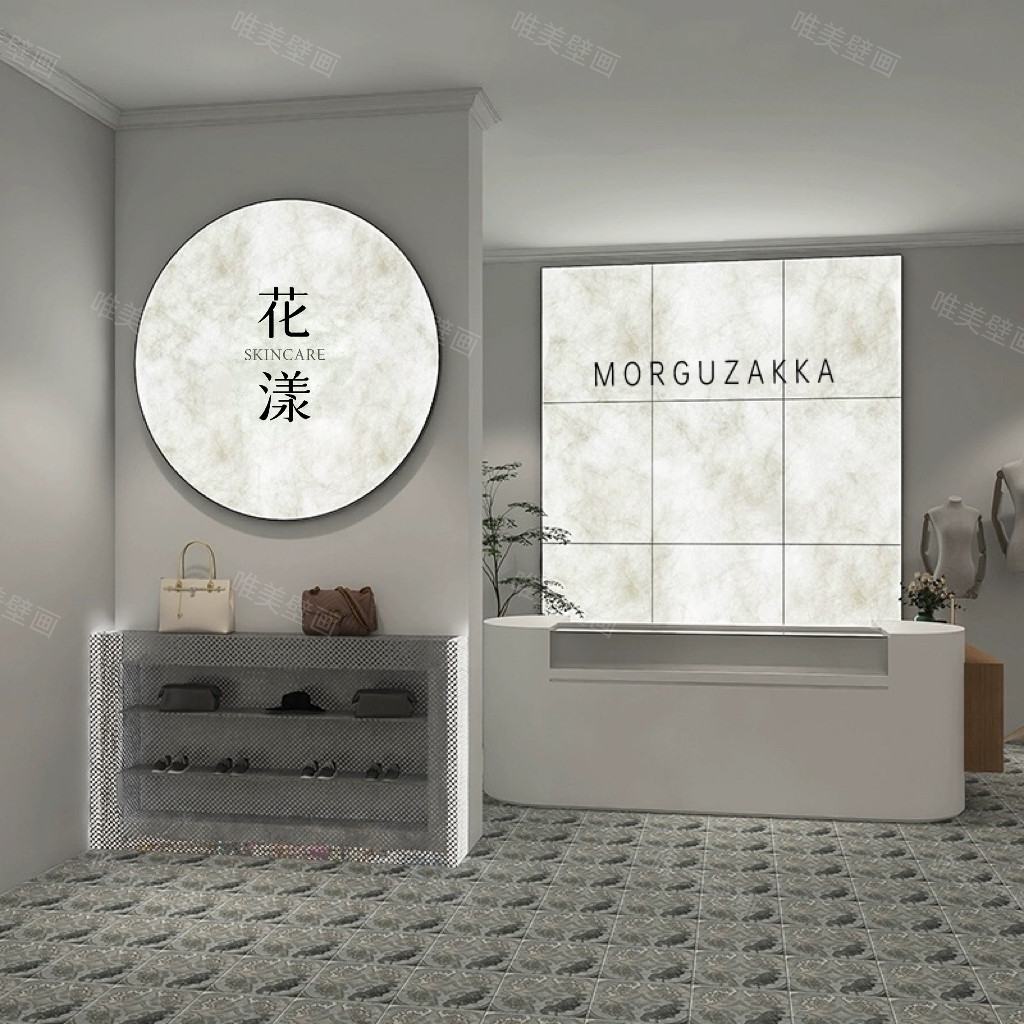 发光杜邦纸服装店灯箱定制直播间背景墙美容院瑜伽馆婚纱门头招牌图片