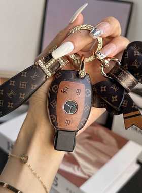 奔驰钥匙套ML350 GL450 R300 R320 18款C200L GLE320插入式S300