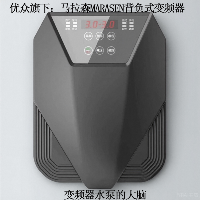 优众背负式恒压供水变频器M820水泵专用控制箱marasen水压调节器