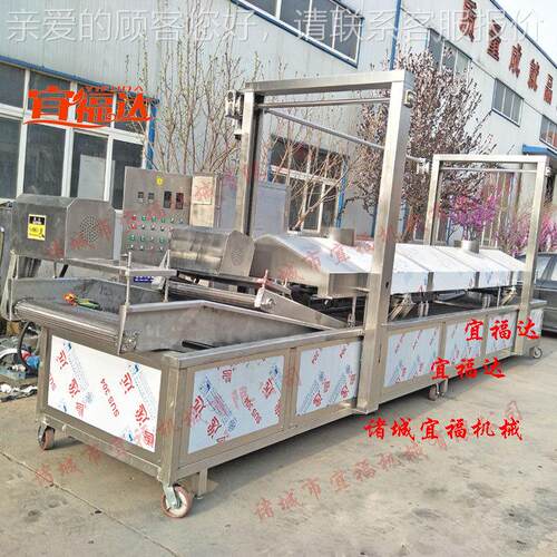 全WNM自动油炸线 电皮加热皮肉制品油炸线 猪炸机油厂家 价格