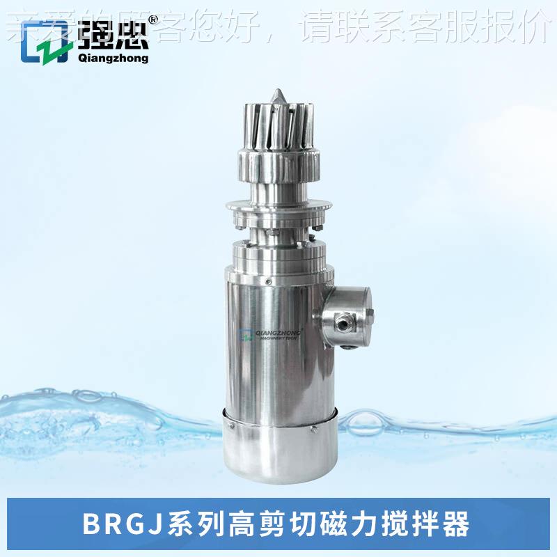BRG切系J列节能罐底安QLK装高剪磁力器搅拌用于乳化罐 反应釜 搅