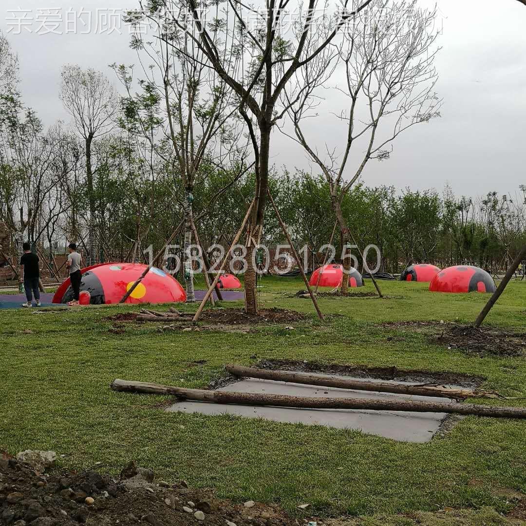 供82652璃应成都周边定制玻钢昆虫雕塑 玻璃 钢七星瓢雕塑摆虫件