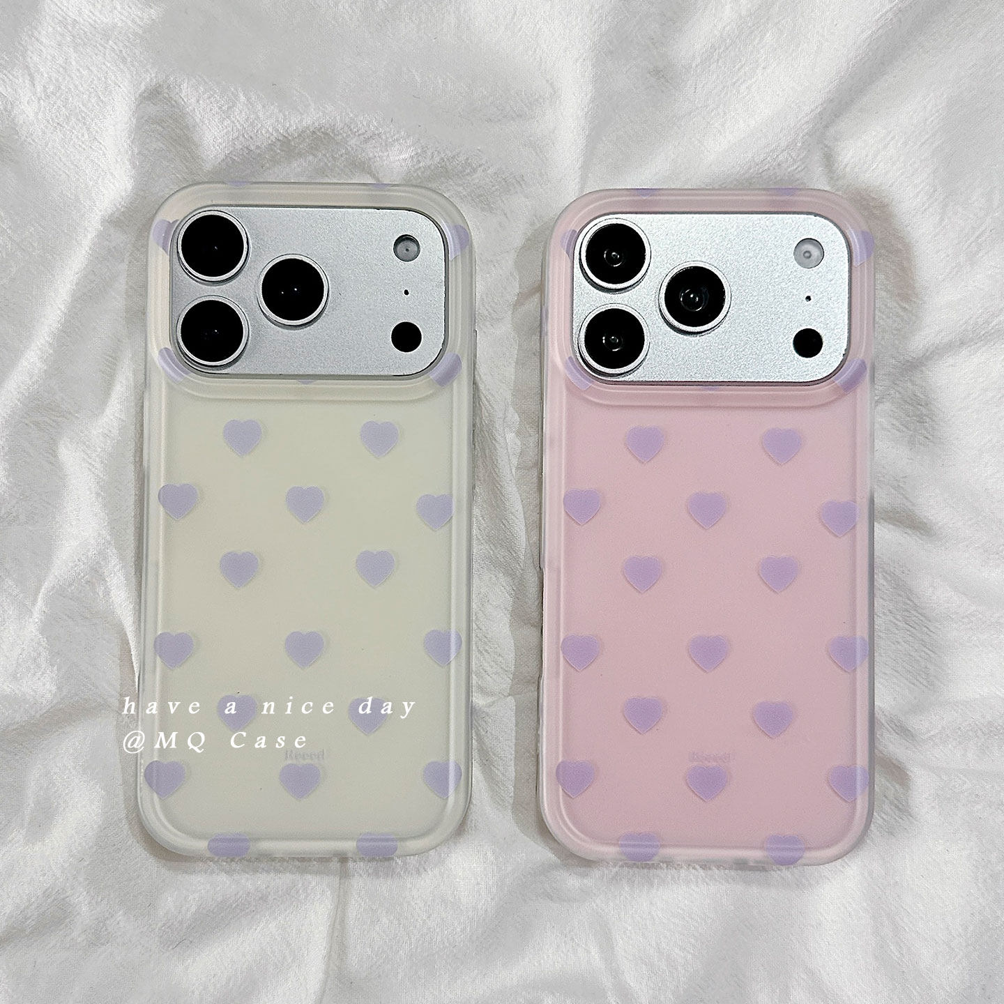 ins日韩简约纯色爱心适用苹果17手机壳iPhone17Promax新款16高级感15保护套13硅胶14防摔全包创意磨砂软壳女p