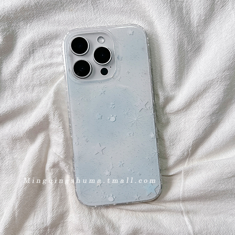 简约ins风小清新适用苹果16Promax手机壳iPhone13新款15高级感14保护套防摔硅胶16Pro全包日韩超好看蓝色女软