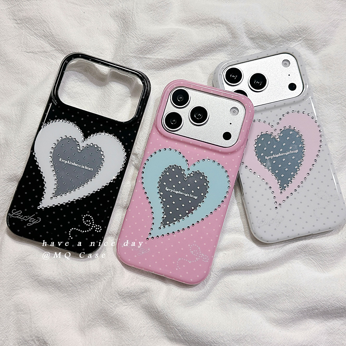适用于iPhone简约爱心手机壳