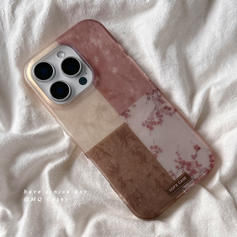 中国风竖纹适用苹果16Promax手机壳iPhone15新款13高级感iPhone16保护套14防摔硅胶新中式气质全包超薄女款软