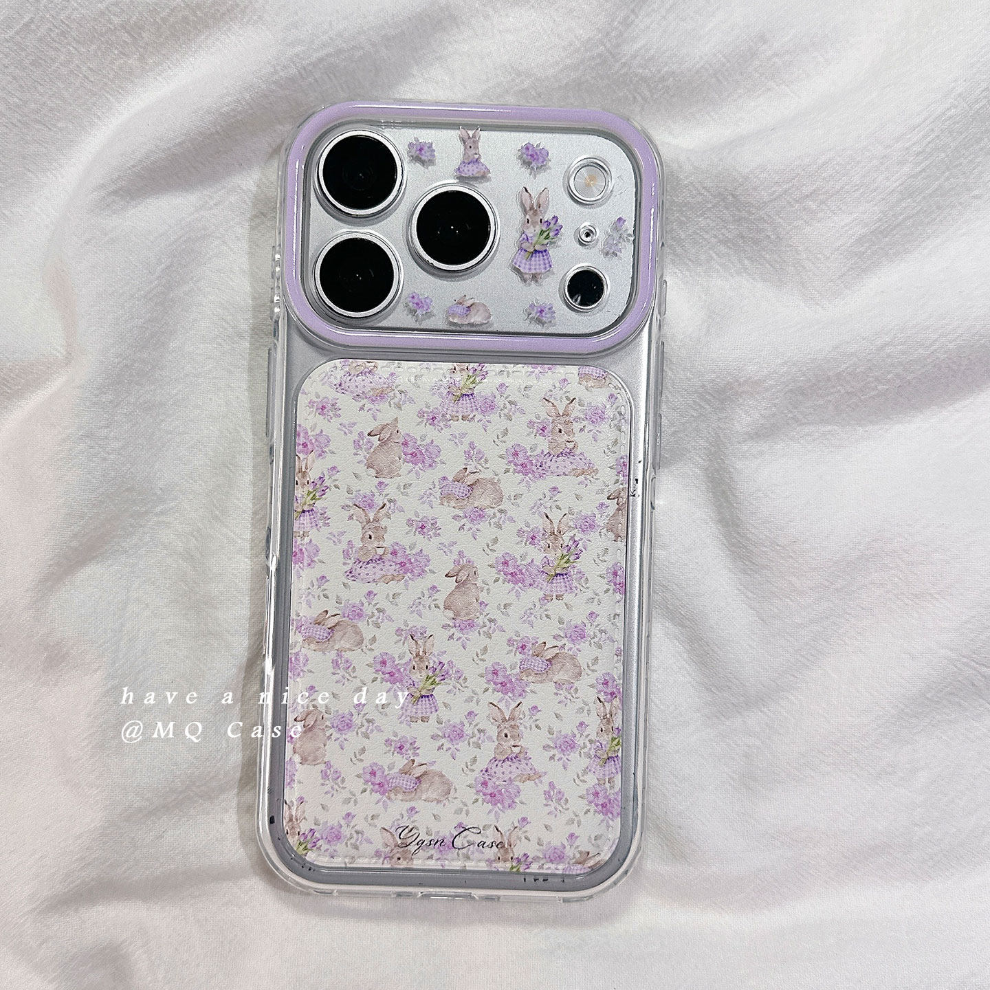 适用于iPhone贴皮小众可爱手机壳