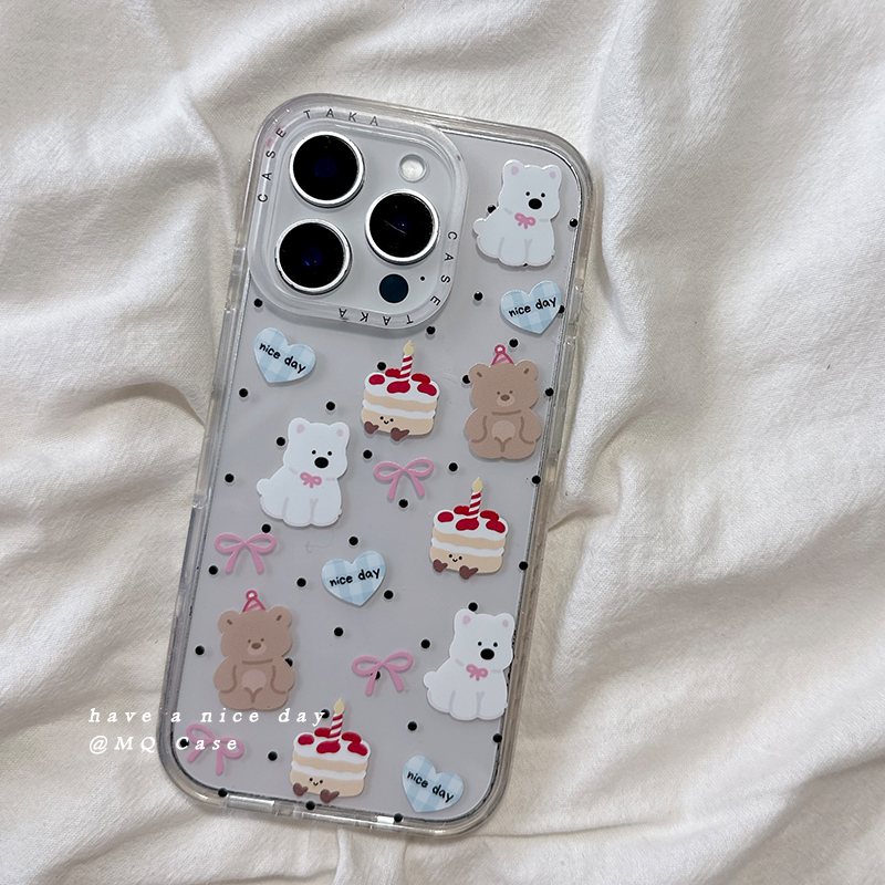 适用于iPhone亚克力可爱手机壳