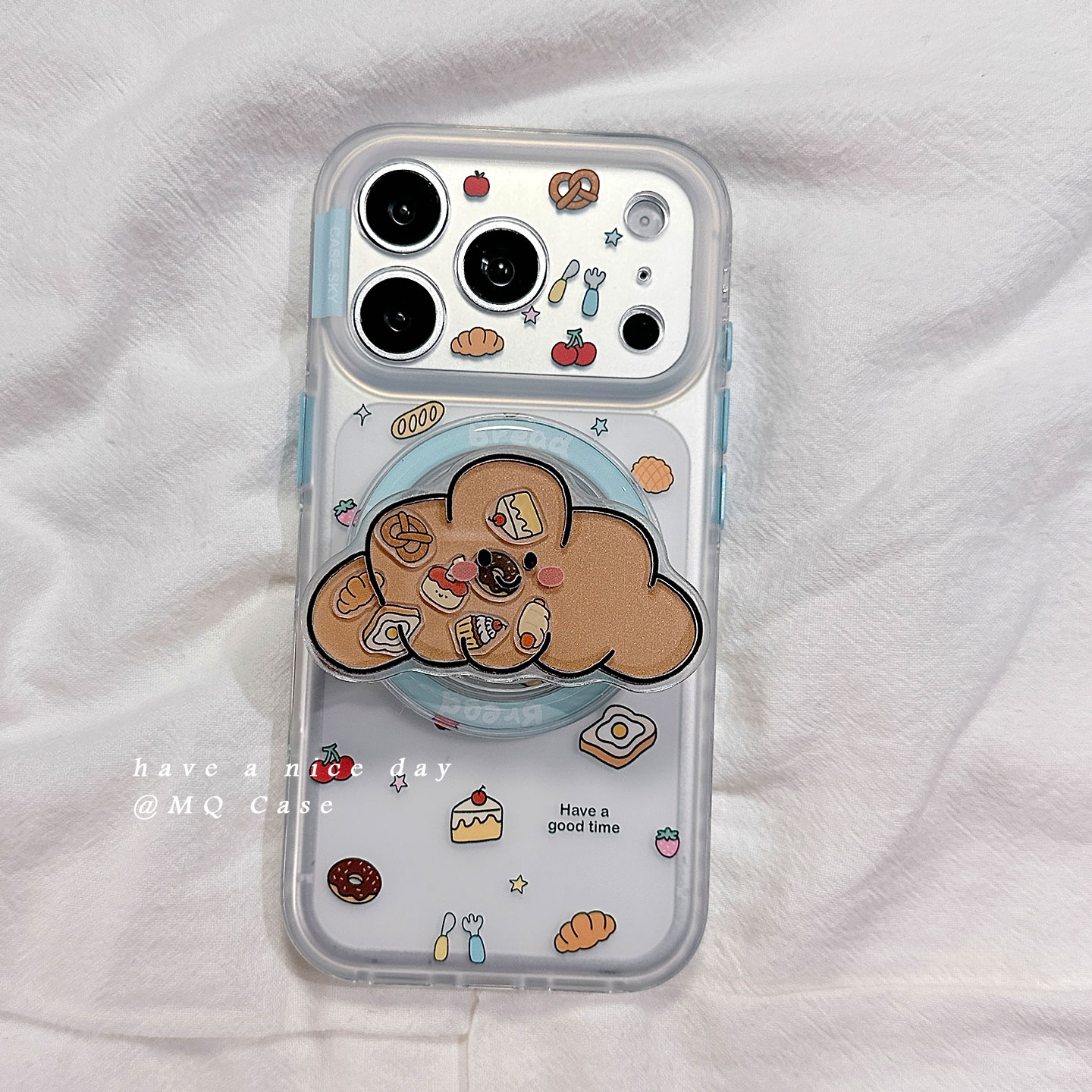 ins风可爱甜品蛋糕卡通适用苹果17手机壳iPhone17Promax新款16高级感15磁吸保护套硅胶防摔全包带支架女款软p