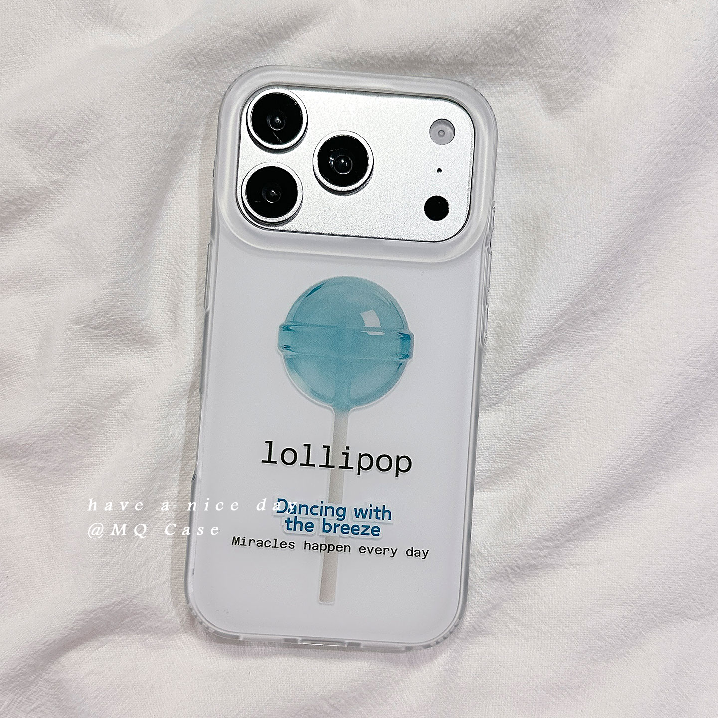 ins小清新棒棒糖适用苹果17手机壳iPhone17Promax新款16高级感15保护套硅胶防摔全包创意个性超薄软壳男生女p