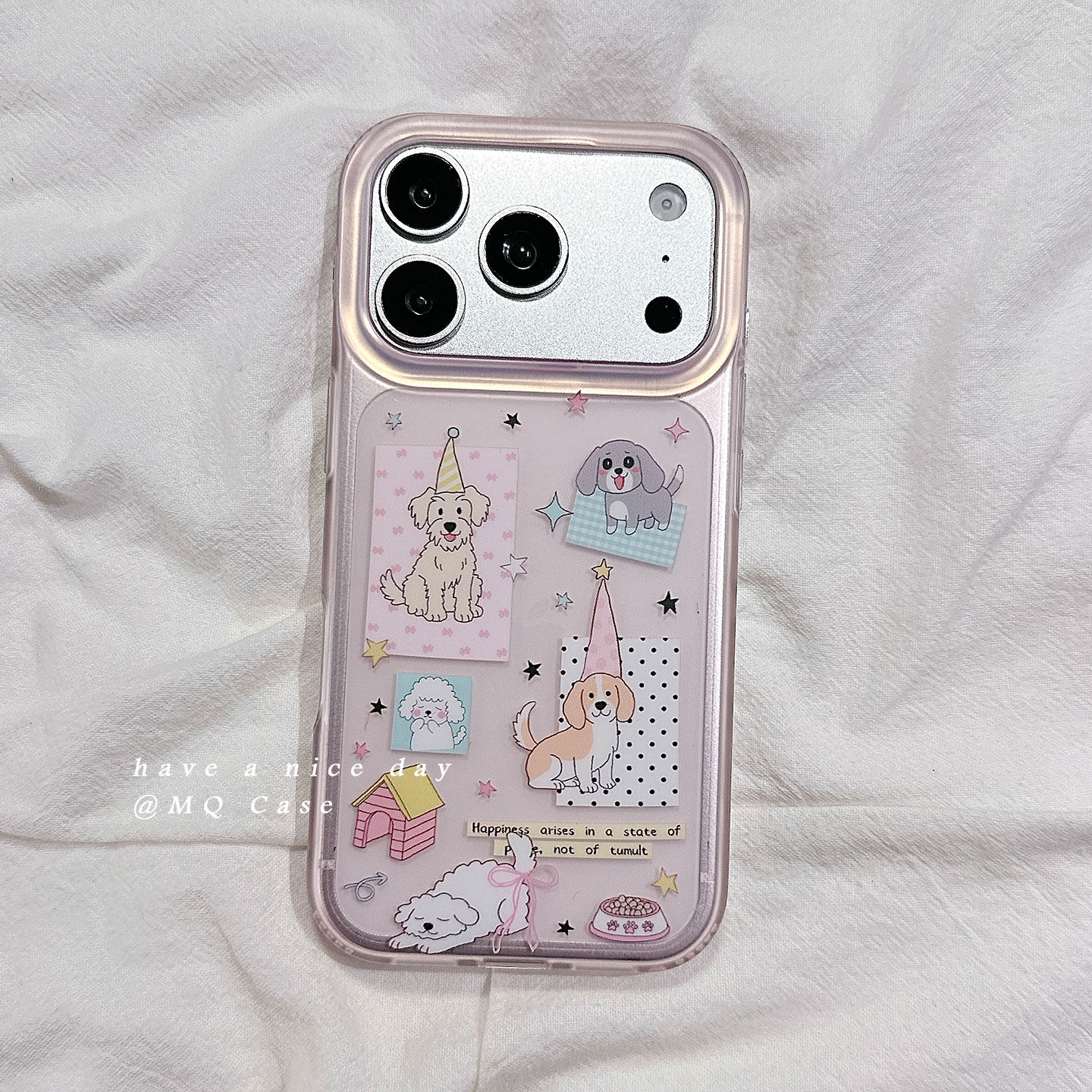 适用于iPhone小众可爱小狗手机壳