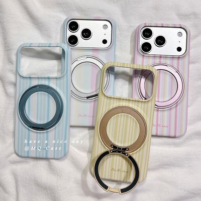 适用于iPhone简约小众支架手机壳