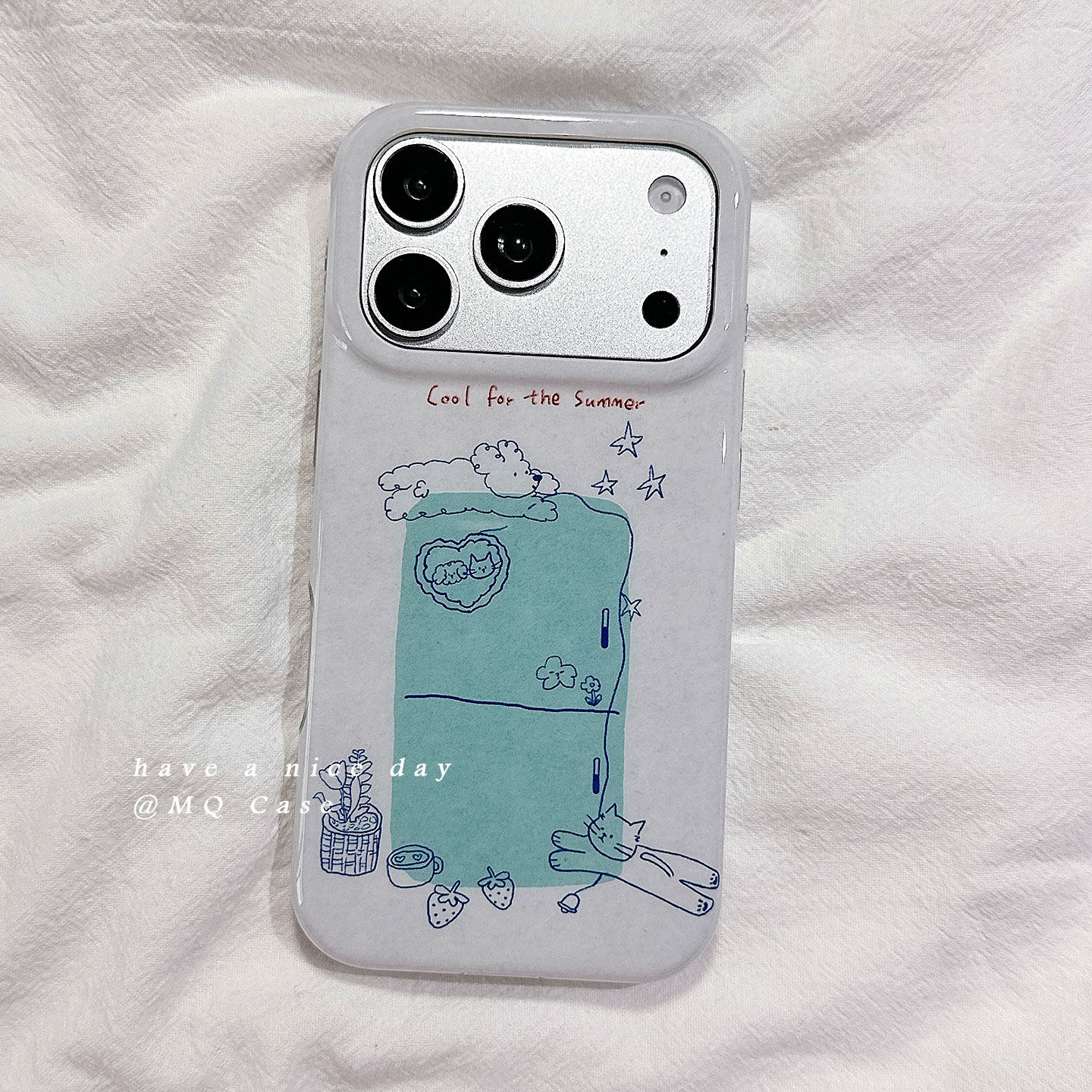 适用于iPhone简约冰箱手机壳