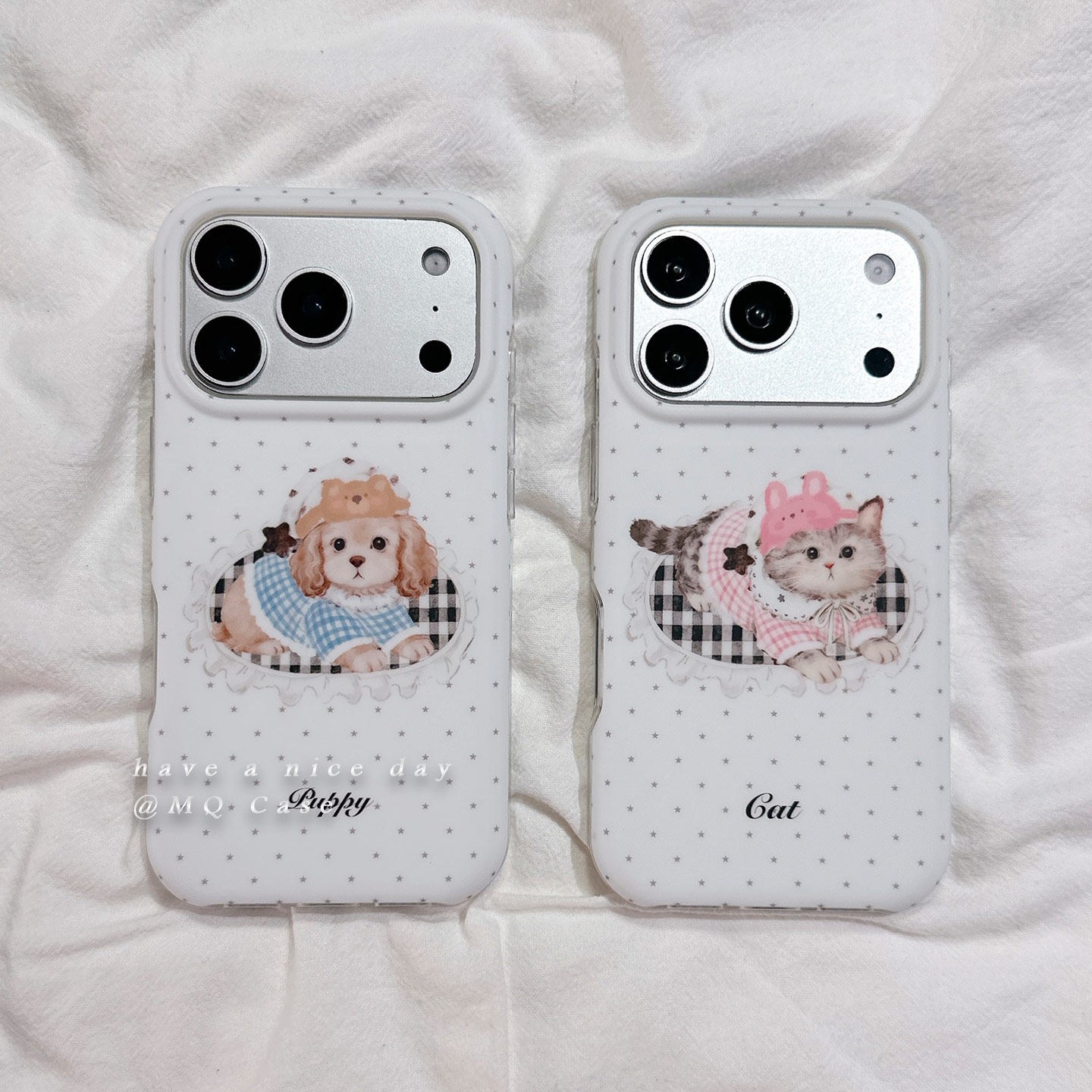 ins简约星星猫咪小狗适用苹果17手机壳iPhone17Promax新款16高级感15保护套13硅胶14防摔全包创意磨砂软壳女p