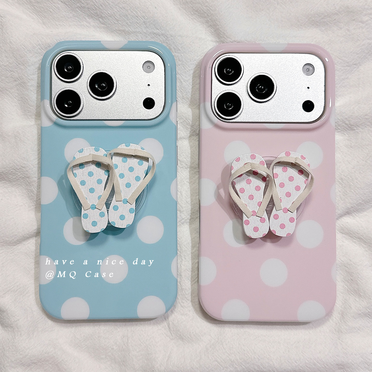 适用于iPhone简约波点小众手机壳