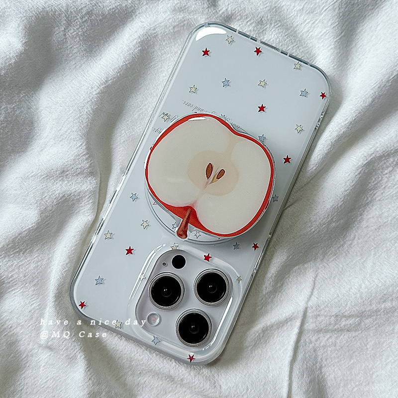 简约小清新适用苹果16Promax手机壳iPhone13新款15高级感14保护套防摔硅胶16Pro全包磁吸带支架ins日韩女款软