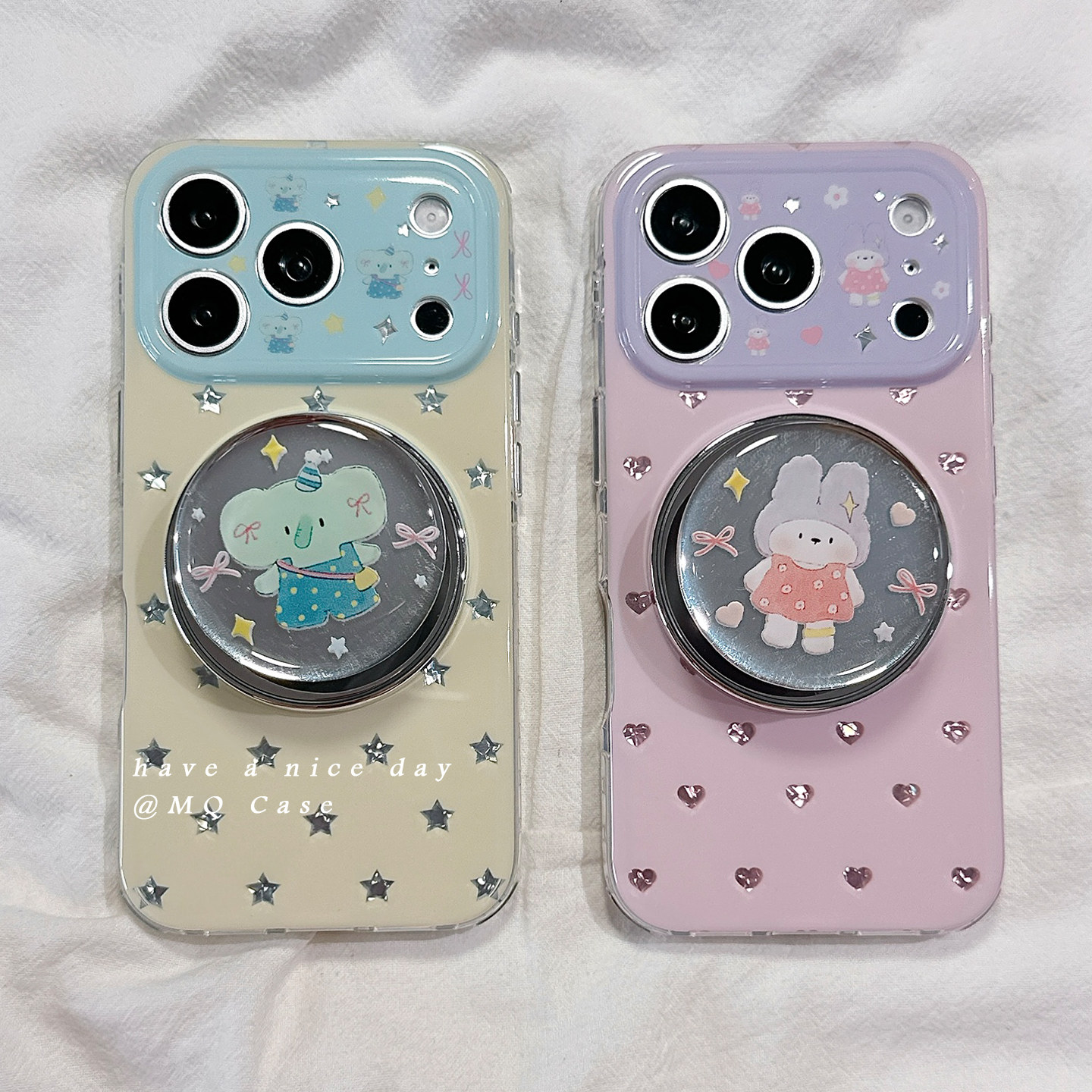 ins风简约星星爱心卡通适用苹果17手机壳iPhone17Promax新款16高级感15保护套硅胶14防摔全包带磁吸支架女软p