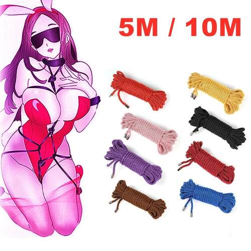 Bondage Sex Shibari Rope Slave Restraint Rope Soft Silk Cott