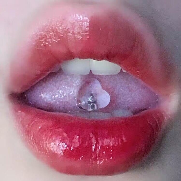 墨刺研究室 透明隐形舌钉亚克力防发现防过敏可过安检ins穿刺饰品