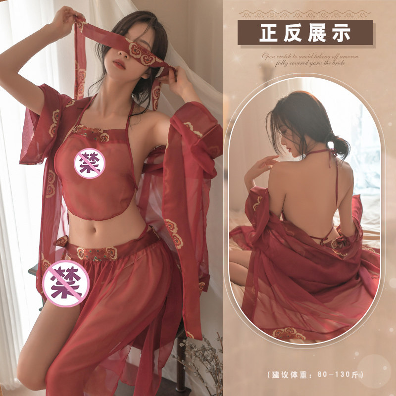 HANFU 여성 성인 작은 중국 스타일 수정 비행기 소매 크로스 브레스트 탑 말 얼굴 스커트 정장 매일 여름 얇은 스타일